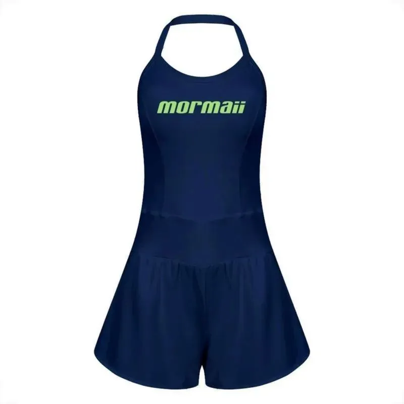 Macaquinho Com Shorts Frente Única Beach Sports GG / Azul Marinho