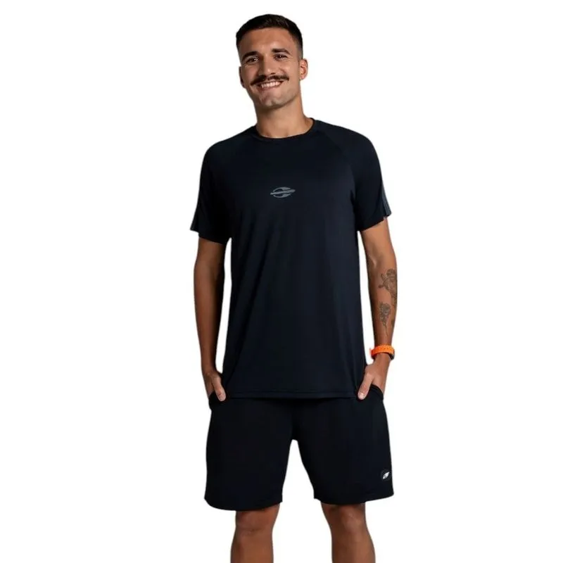 Camiseta Manga Curta Adulto Beach Sports Mormaii PP / Preto