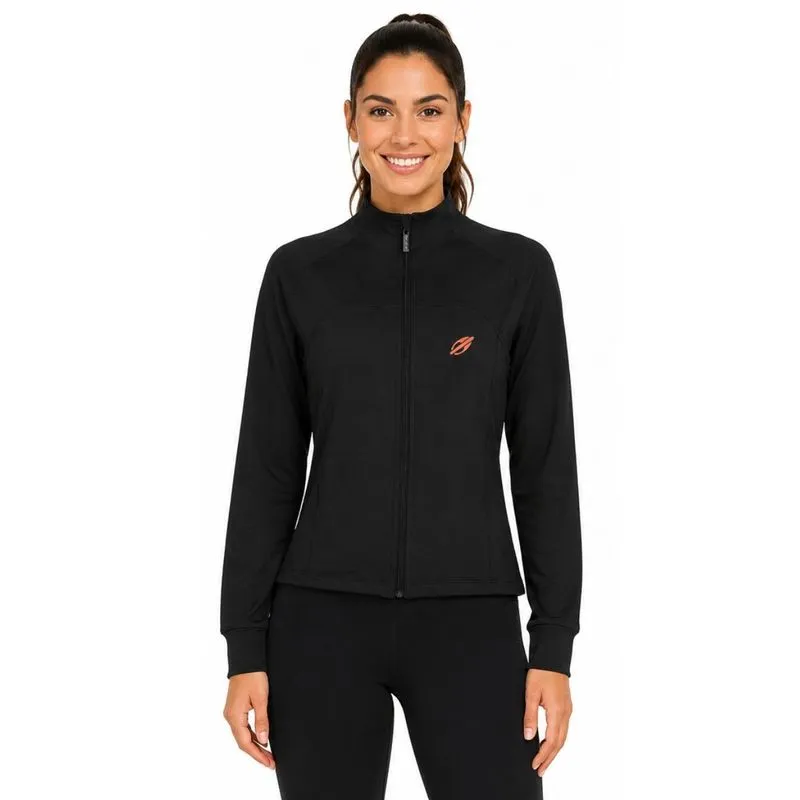 Jaqueta Feminina Beach Tenis Samantha Barijan Mormaii GG / Preto