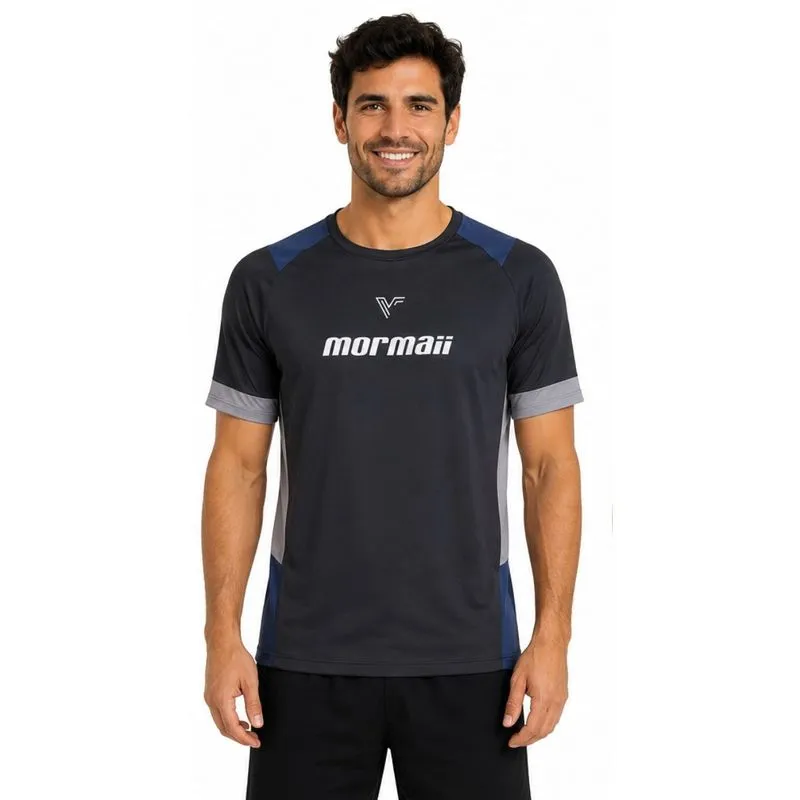 Camiseta Masculina Manga Curta Mormaii Vini Font Beach Tenis PP / Preto