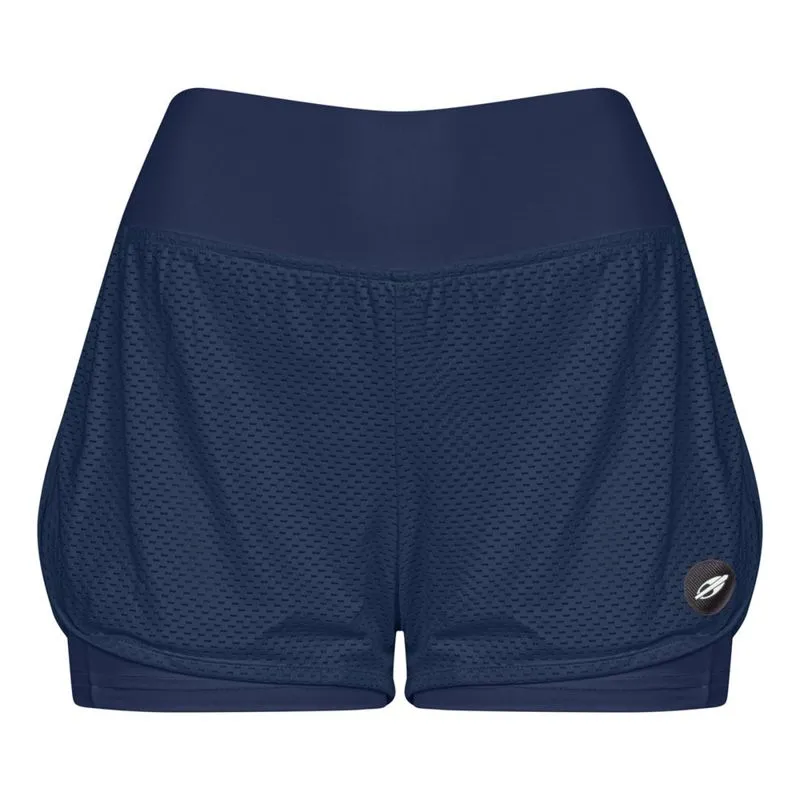 Shorts Duplo Feminino Beach Sports Mormaii G / Azul Marinho