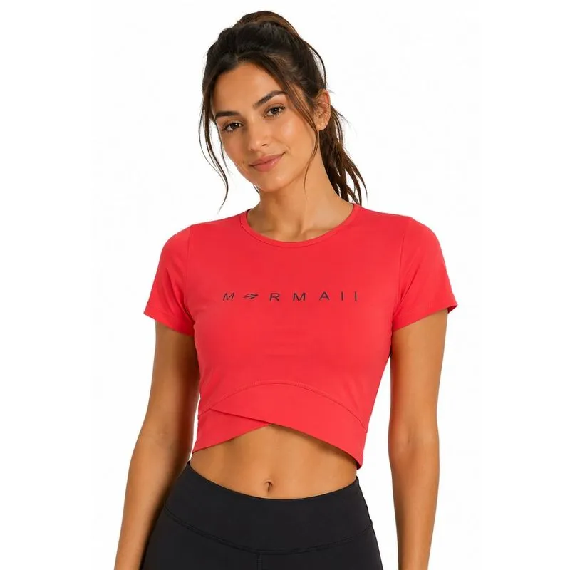 Top Cropped Feminino Beach Sports Mormaii M / Pitaya