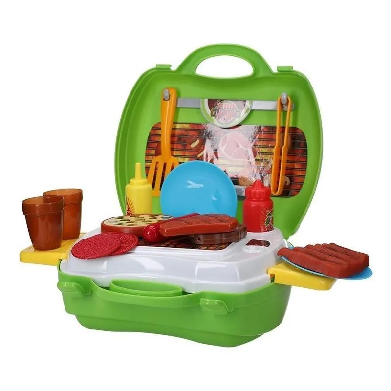 Brinquedo Mini Churrasco Cozinha Comidinha Infantil Carne