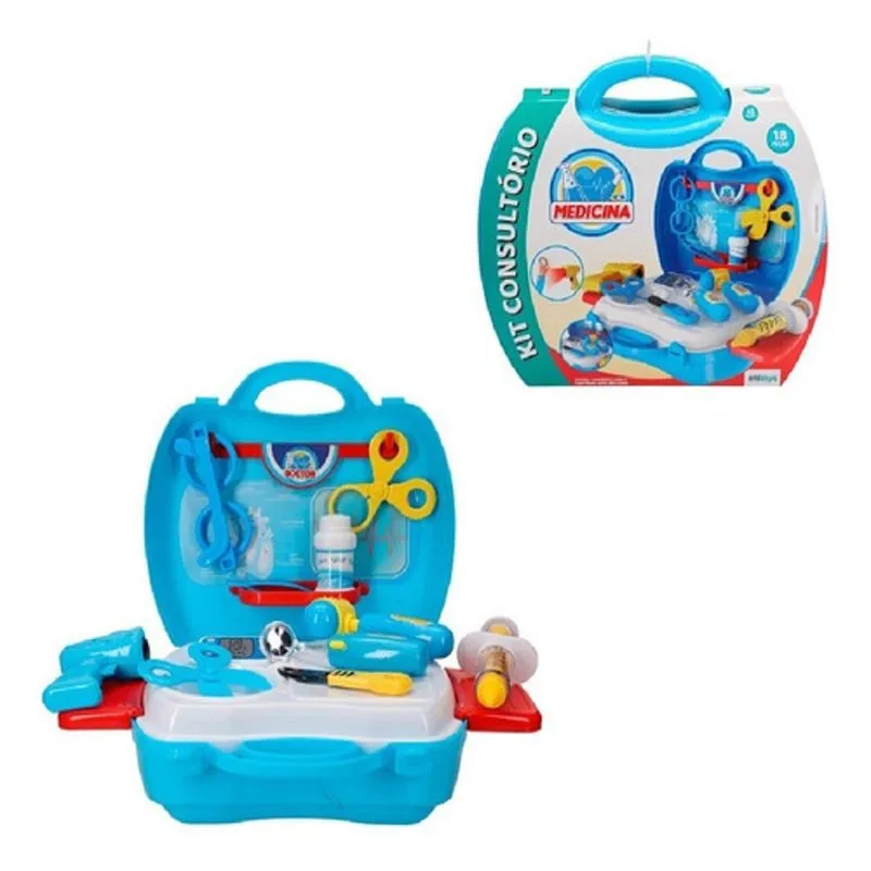 Brinquedo Maleta De Medico Com Luz Etitoys Bq-015