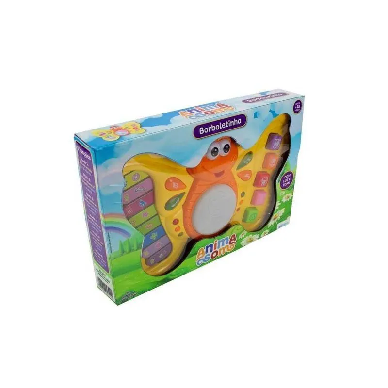 Brinquedo Teclado Etilux Borb Luze Som Bq-5117