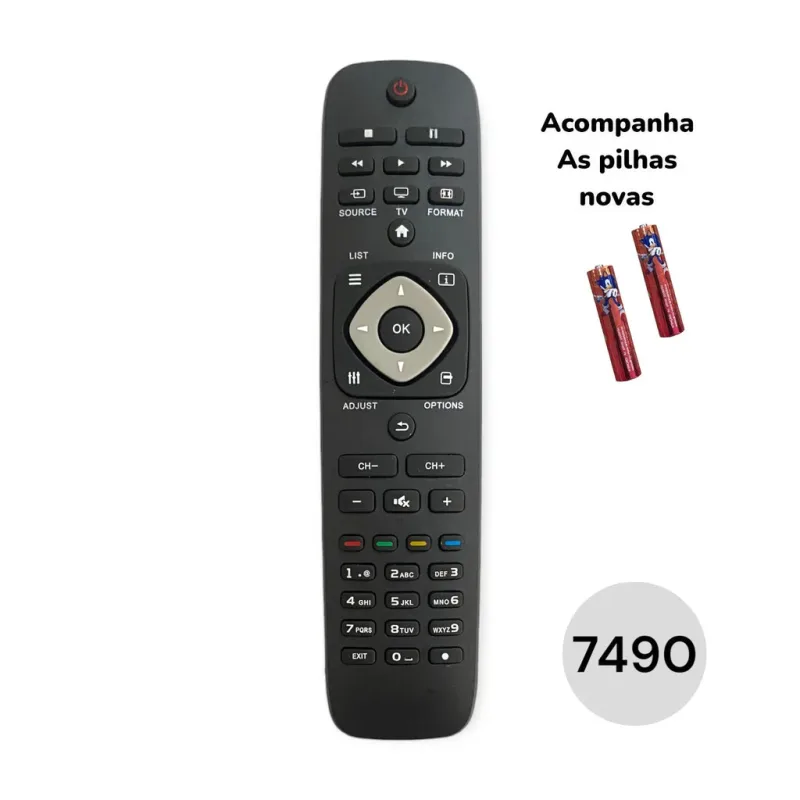 Controle Para Tv Philips - 7490
