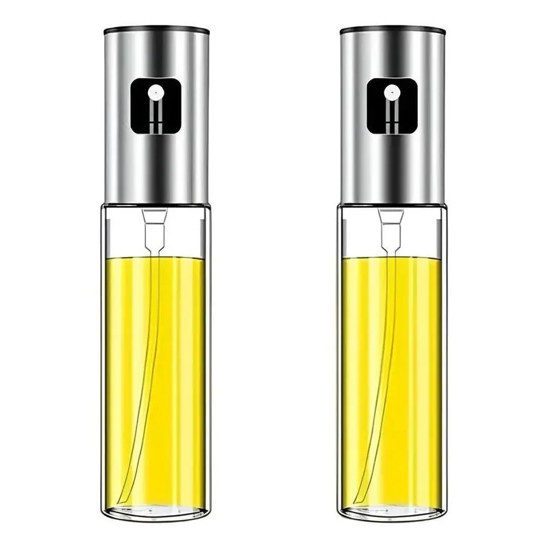Kit 2 Galheteiros Spray Porta Azeite Vinagre Vidro 100ml Pra