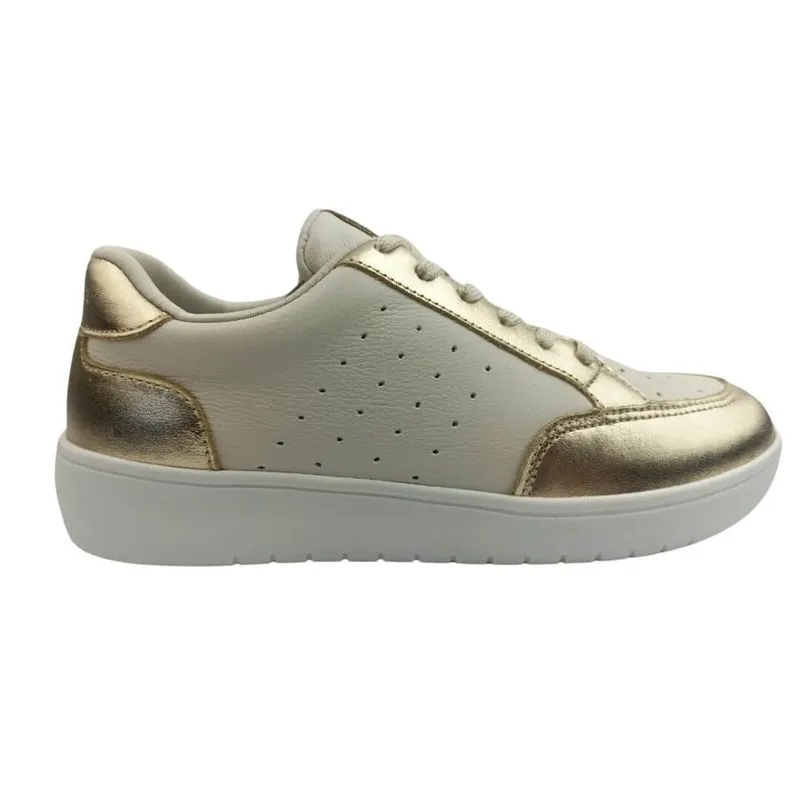 Tênis Feminino Cravo E Canela 3205.1476cc_3 37 / BEGE/DOURADO