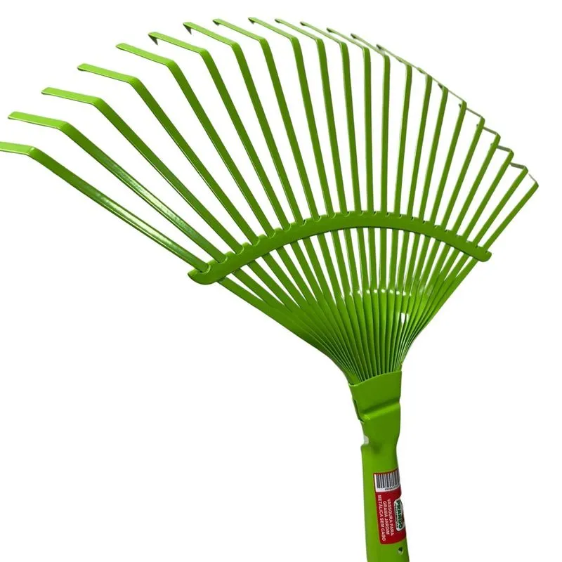 Vassoura Grama E Jardim Metálica, 22 Dentes 430 X 365 Mm