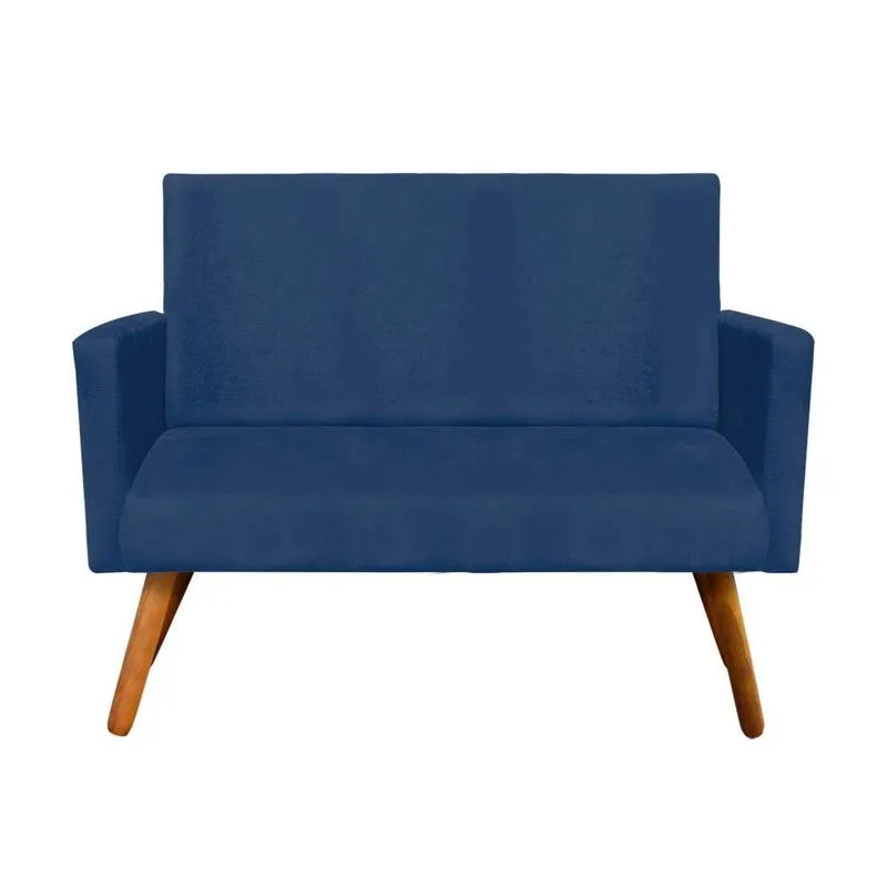 Namoradeira Nina Suede Azul Marinho Castanho