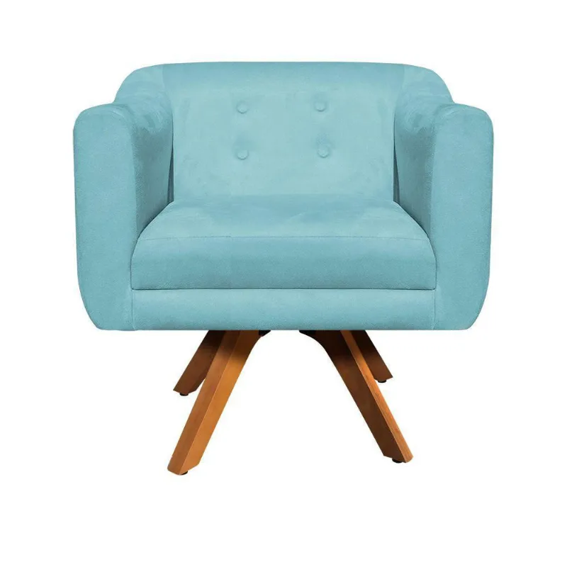 Poltrona Giratória Julia Mm30 Azul