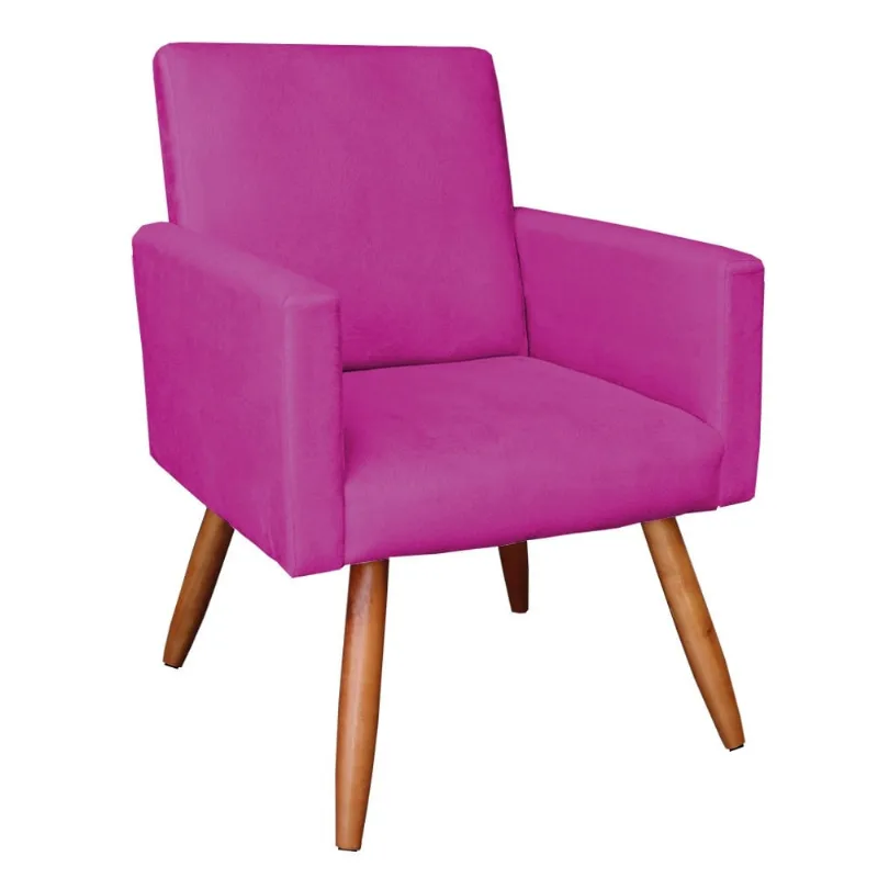 POLTRONA LARISSA SUEDE PES PALITO CASTAN Pink