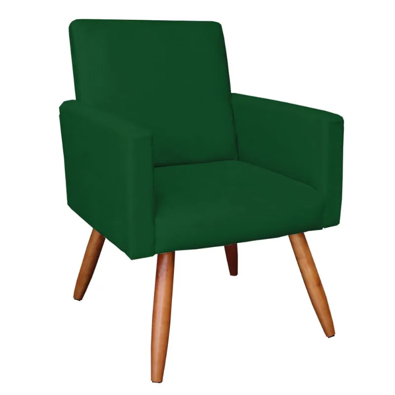 POLTRONA LARISSA SUEDE PES PALITO CASTAN Verde