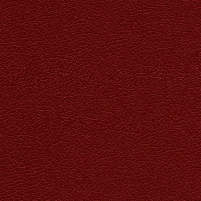 Puff Decorativo Opala Corino Pés Palito Castanho Vermelho