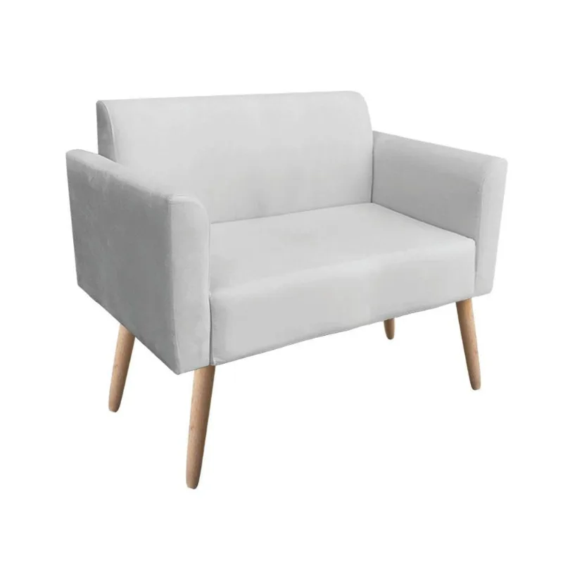 Namoradeira Marisa Suede Cinza Natural