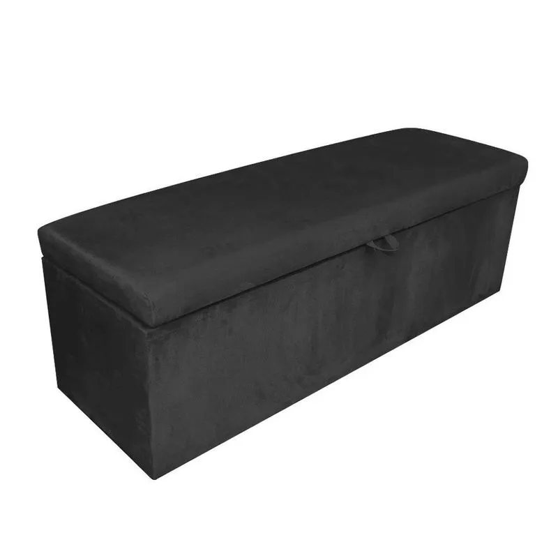 Kit Calçadeira e Painel Clean 160 Cm Suede Preto D´rossi