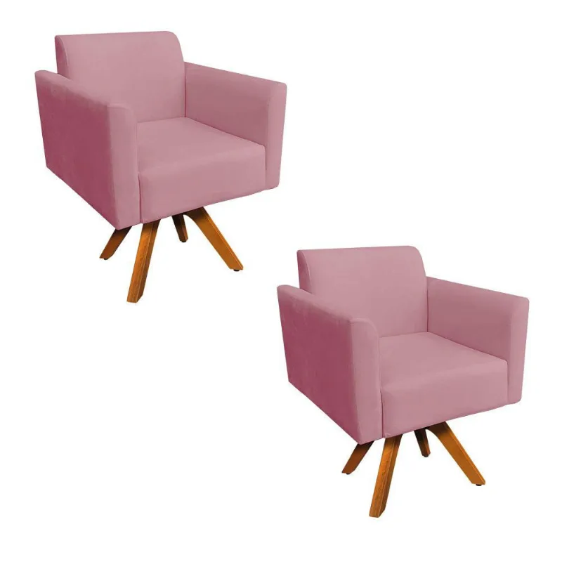 Kit 02 Poltronas Giratória Mm30