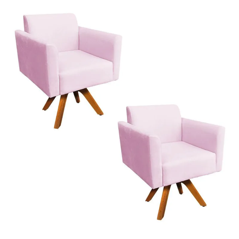 Kit 02 Poltronas Giratória Mm30