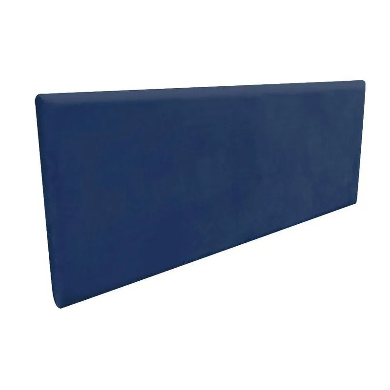 Cabeceira Painel Clean Box Solteiro 100cm Azul Marinho