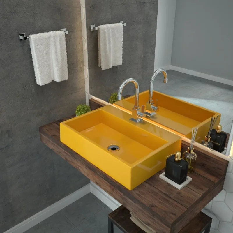 Kit Cuba Rt55 Com Válvula Metal 1 Polegada Compace Amarelo