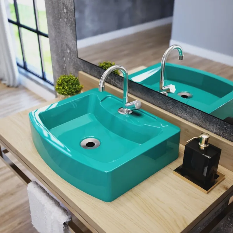 Kit Cuba Rt41 com Torneira C50 e Válvula 1 Polegada Abs e Sifão Pvc e Flexível Compace