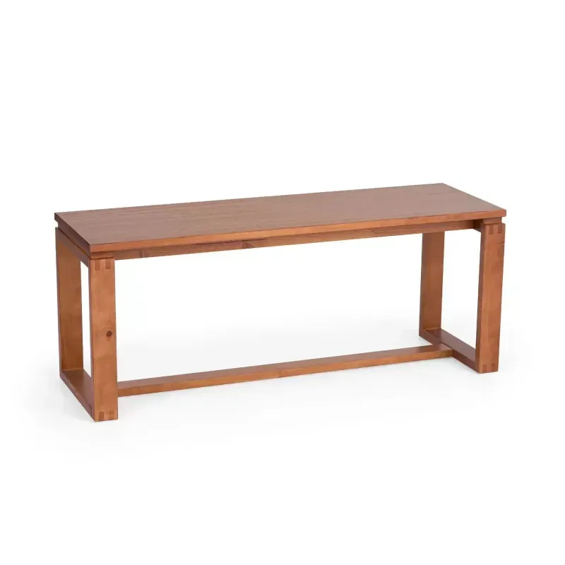 Banco em Madeira Maciça 120cm Craft Marrom/Garapa Garapa