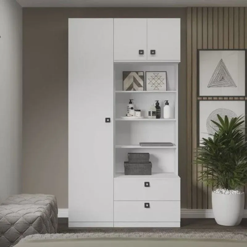 Guarda Roupa Modulado 3 Porta 2 Gavetas Free