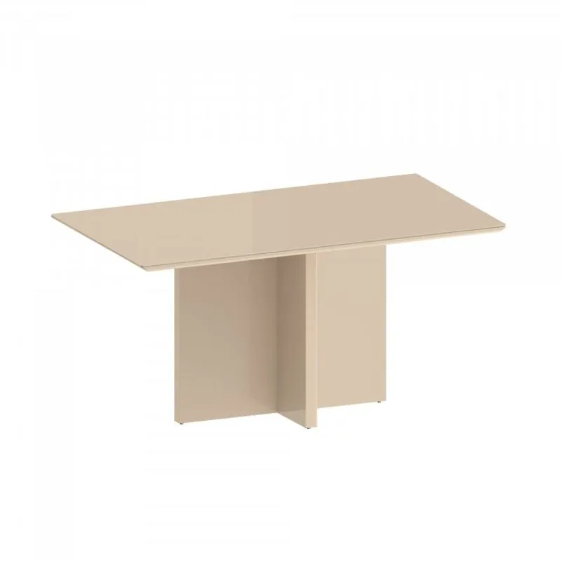 Mesa para Sala de Jantar 6 Lugares Tampo em MDF Valência Casa D Off White