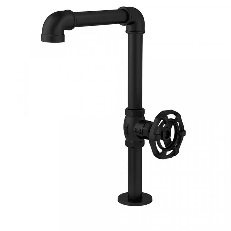 Torneira de Mesa para Banheiro Living Industrial 700 Fani Preto