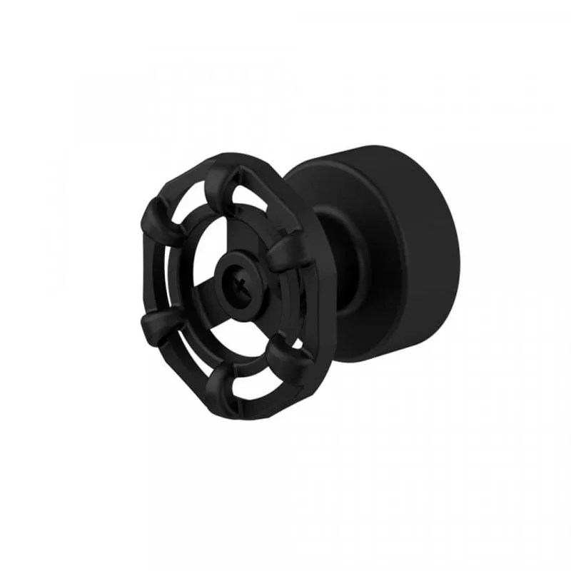 Acabamento para Registro Bitola 3/4” 1/2” e 1 Living 700 Fani Preto