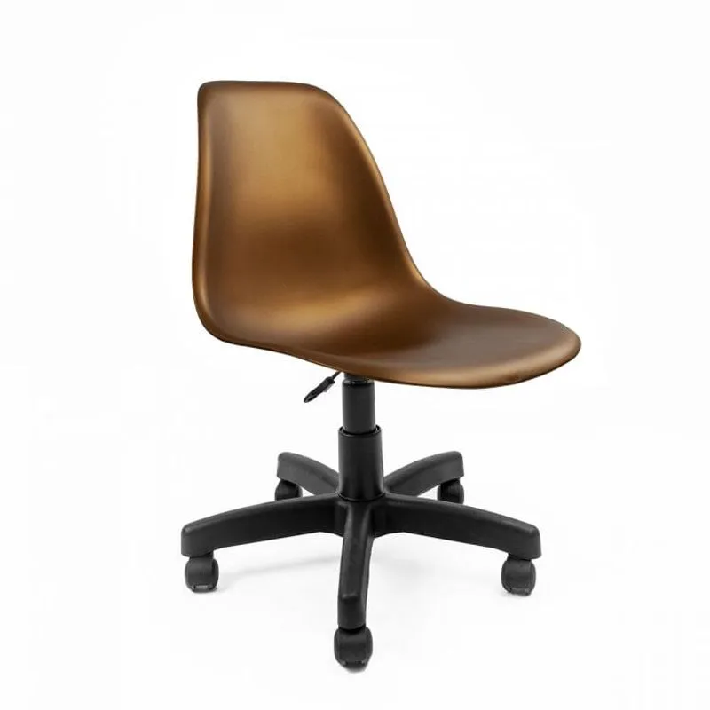 Cadeira Base Escura Eames Office Empório Tiffany Bronze