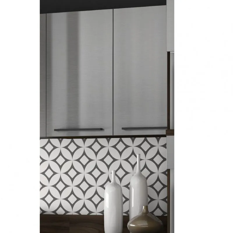 Armário Aéreo 2 Portas 80cm Gourmet G3 Itatiaia Nogal Terracota/aço Inox