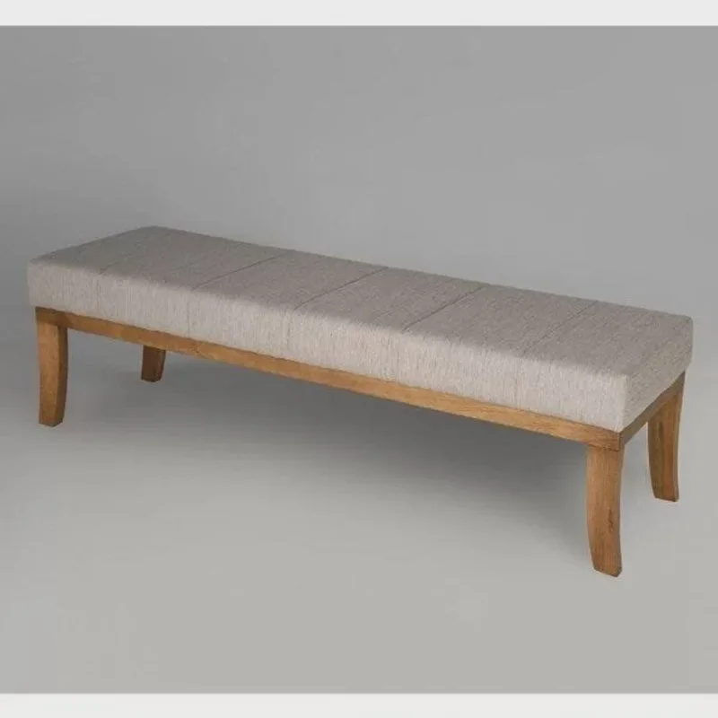 Puff para Quarto Linho 140cm Lucia Sofáni