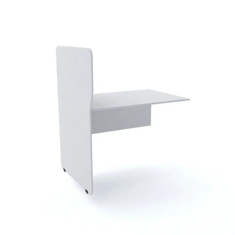 Complemento para Mesa Estação de Atendimento Simples Maxxi Pandin Móveis Cinza