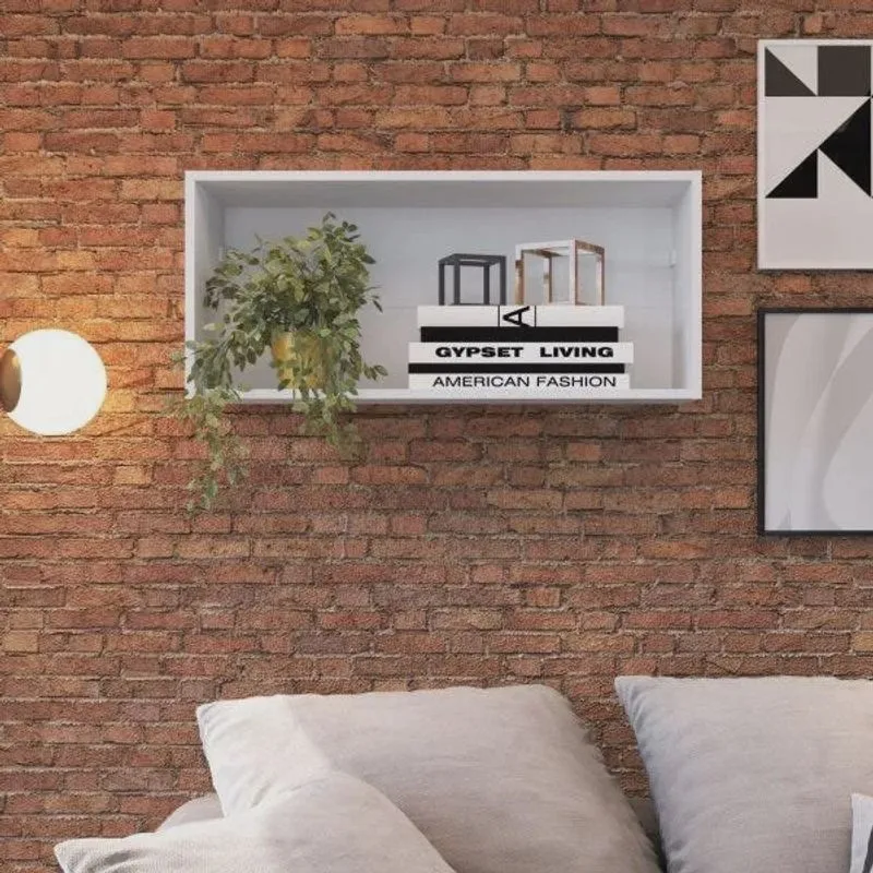 Nicho Parede Horizontal Organizador Multiuso Funcionale Art in Móveis