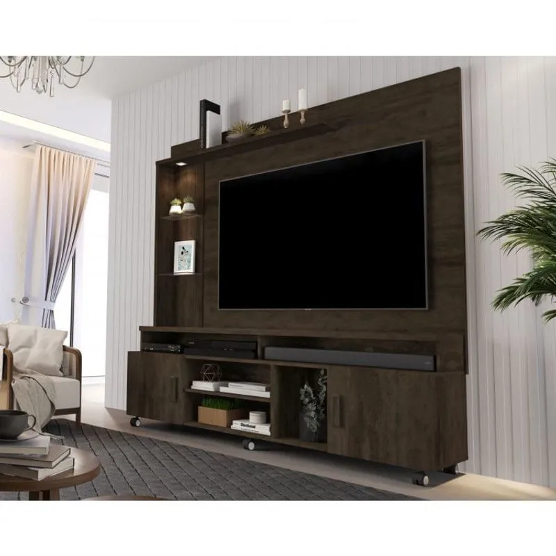 Home para TV até 65 Polegadas Ocean Carmolar Nogal