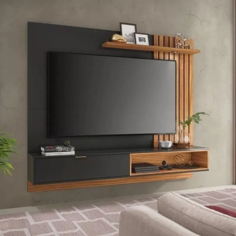 Painel para TV até 60 Polegadas 1 Nicho 1 Porta 1 Prateleira Tocantins