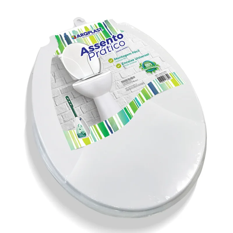 Assento Sanitário Prático - Branco - Arqplast - Arqplast
