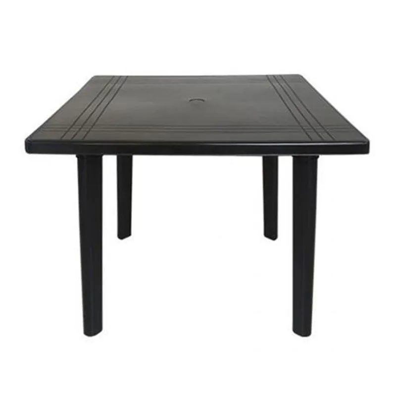 Mesa Plastico Área Lazer Quadrada Desmontável Preta Arqplast Mesa Plástico Área Lazer Quadrada Desmontável Preta Arqplast