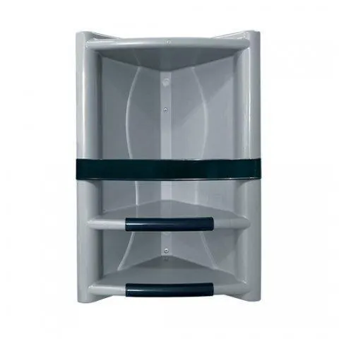 Cantoneira Box Plástica Arquiplast Cinza