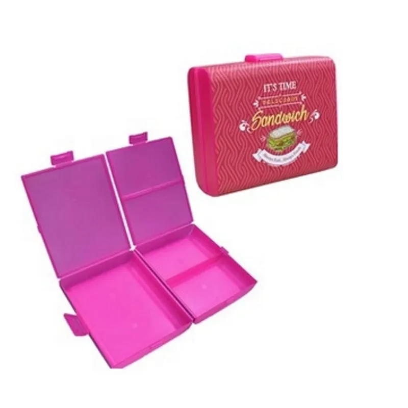 Lancheira Rosa Label - Toyplast