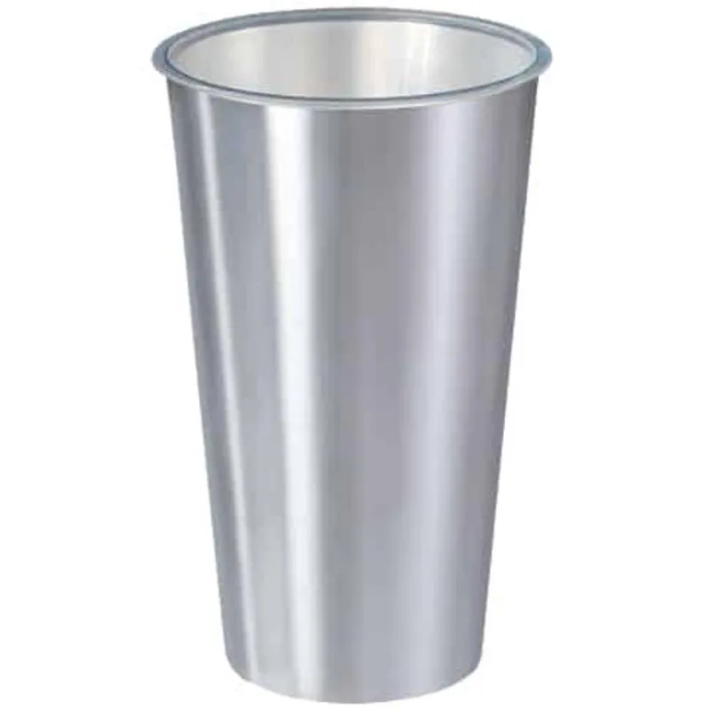 Copo 500 Ml Label Inox 14X8,5Cm Leve Prático Multiuso Suco