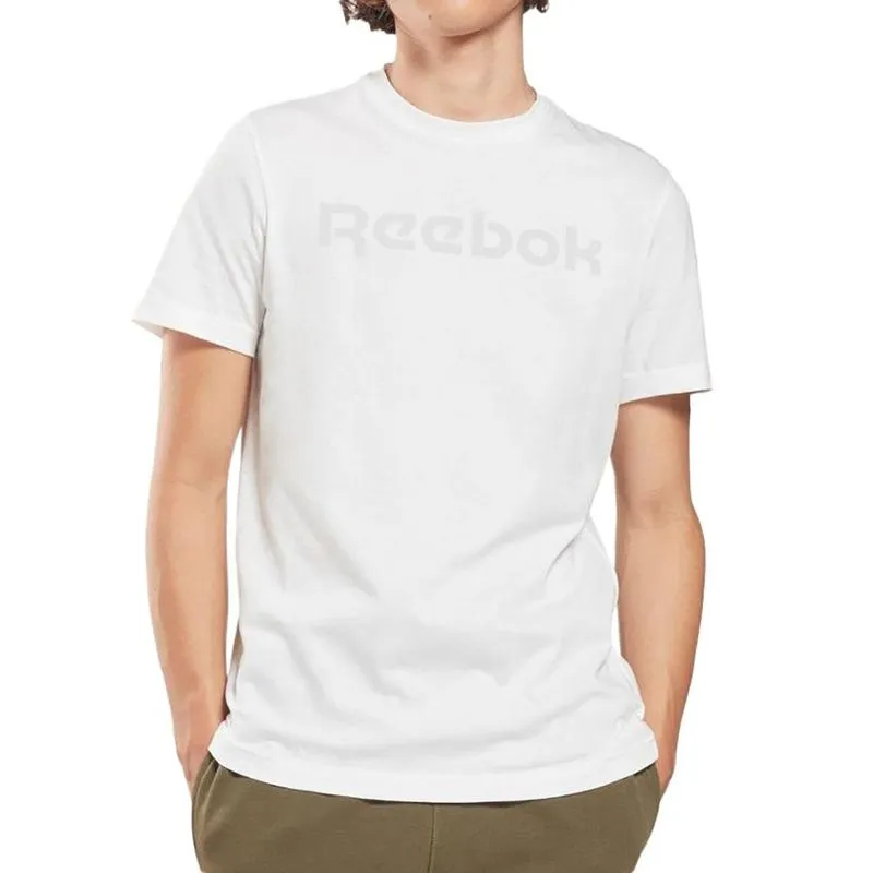 Camiseta Reebok Big Logo Linear Masculina Branco M / branco