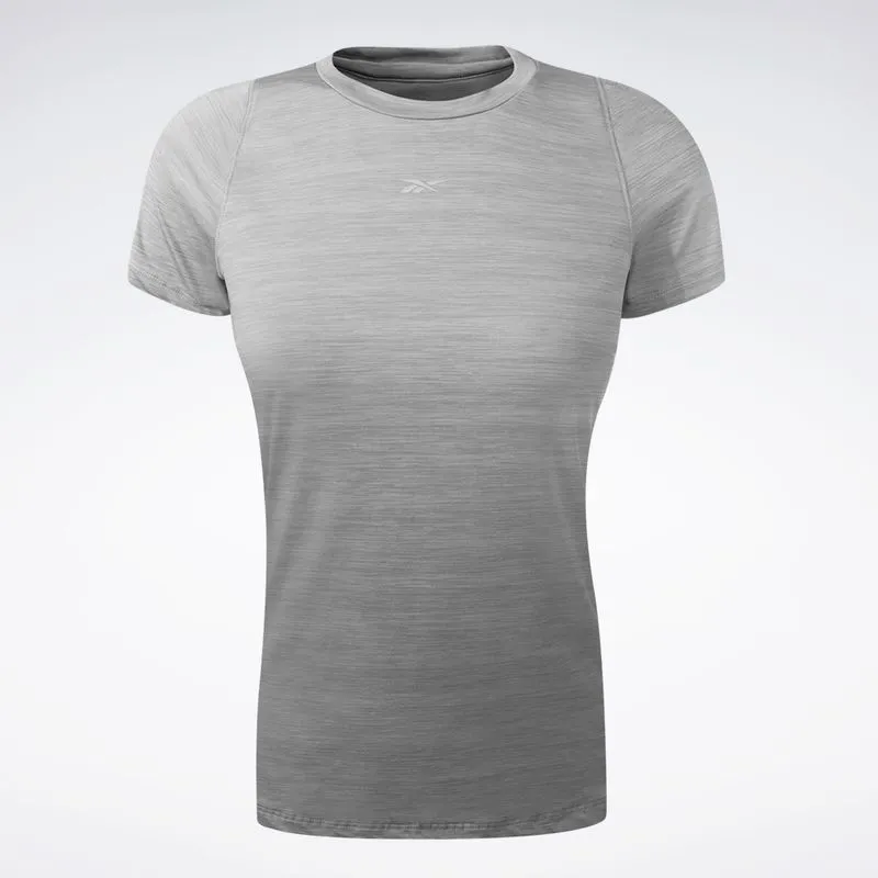Camiseta Reebok Energy Feminina Cinza mescla - M