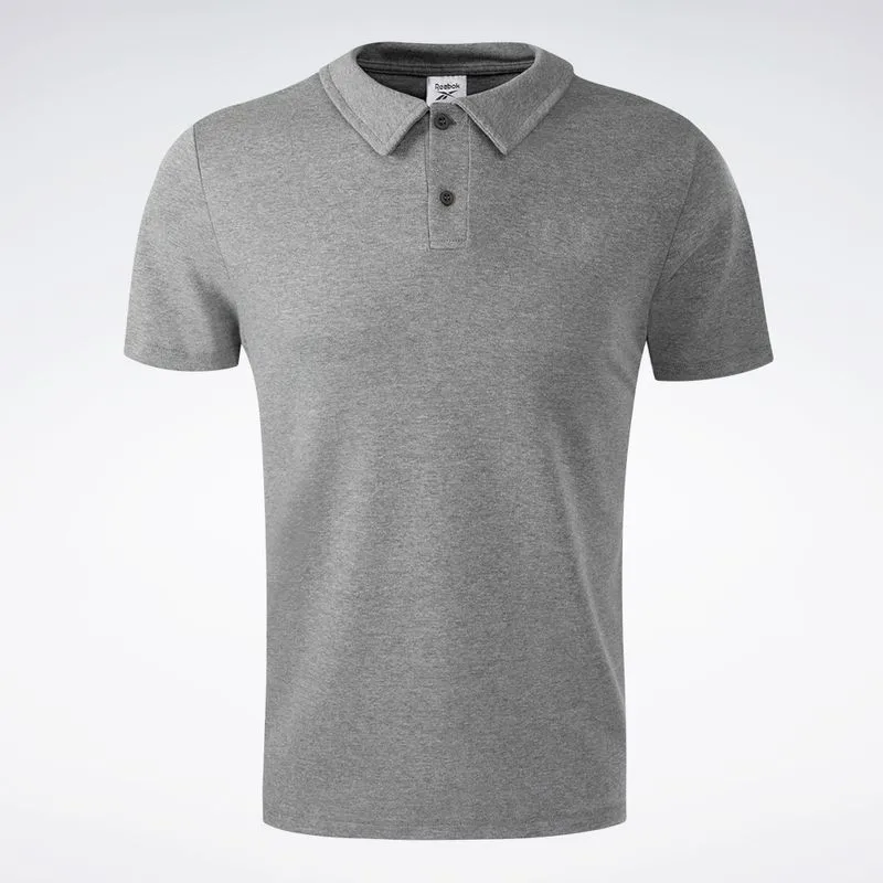 Polo Reebok Essential Masculina Cinza - P