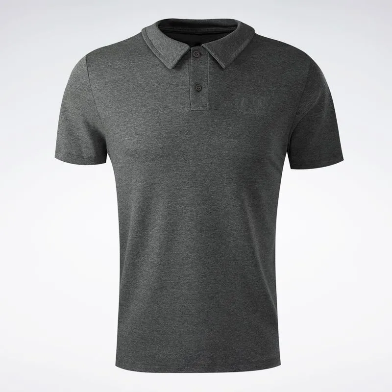 Polo Reebok Essential Masculina Cinza escuro - M