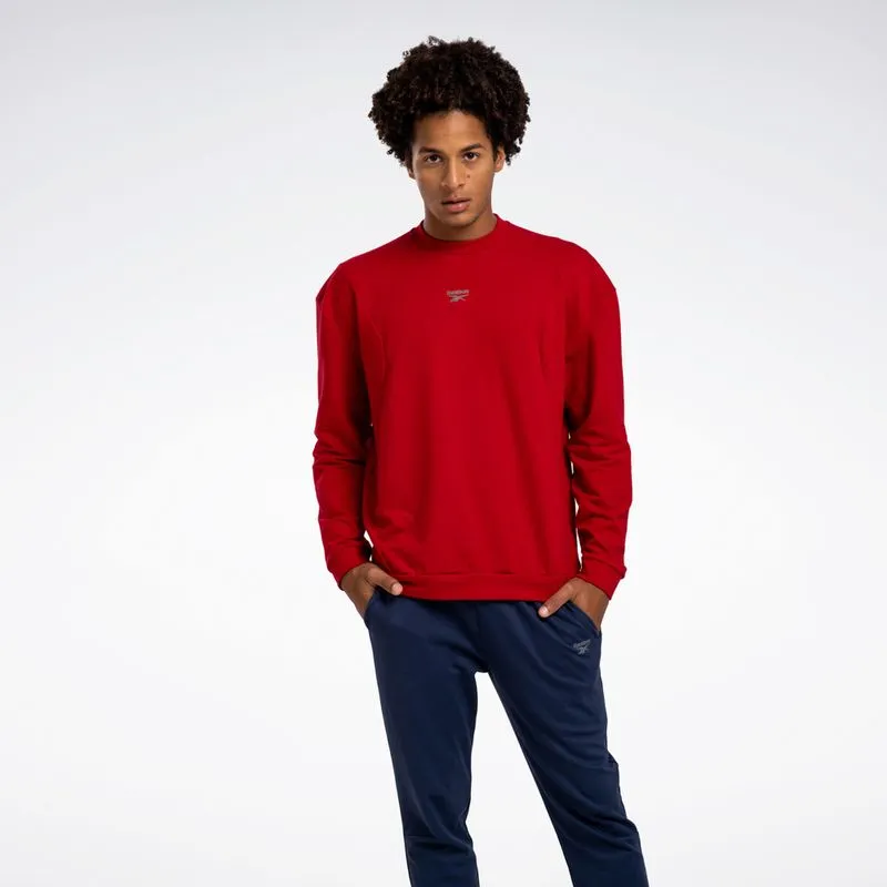 Blusa Reebok Young Crew Masculina Vermelho - P