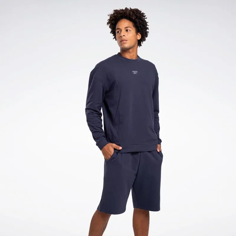 Blusa Reebok Young Crew Masculina Marinho - G