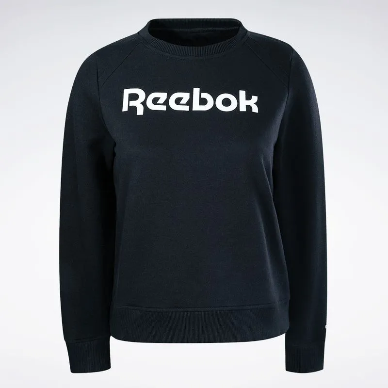 Blusa Reebok Cl Linear Crew Feminina Preto - P