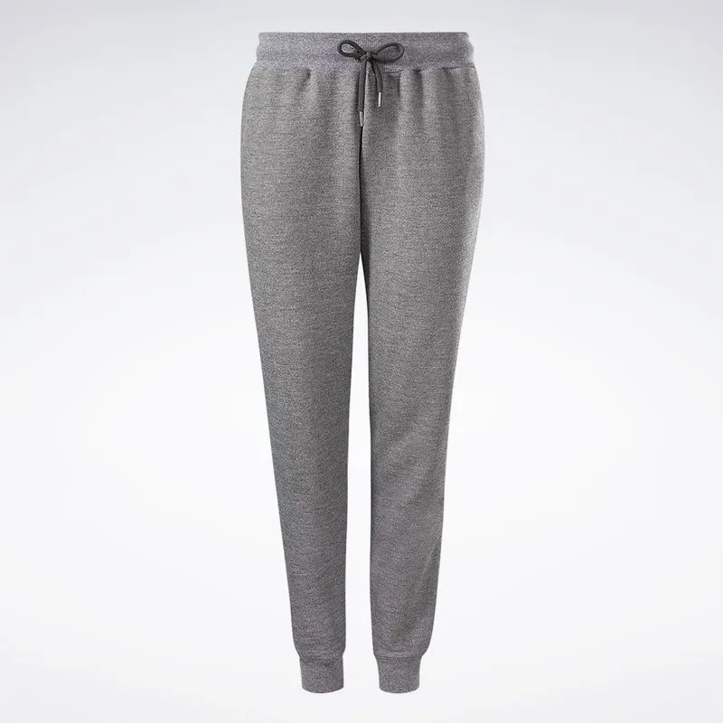 Calça Reebok Cl Logo Feminina Cinza escuro - G